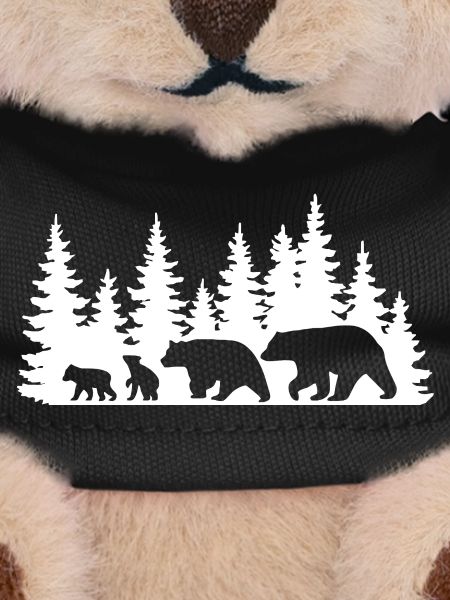 Silhouette Forest Wildlife Design