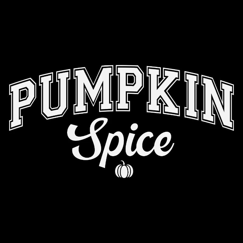 Citrouille Épice Automne Typographie Design