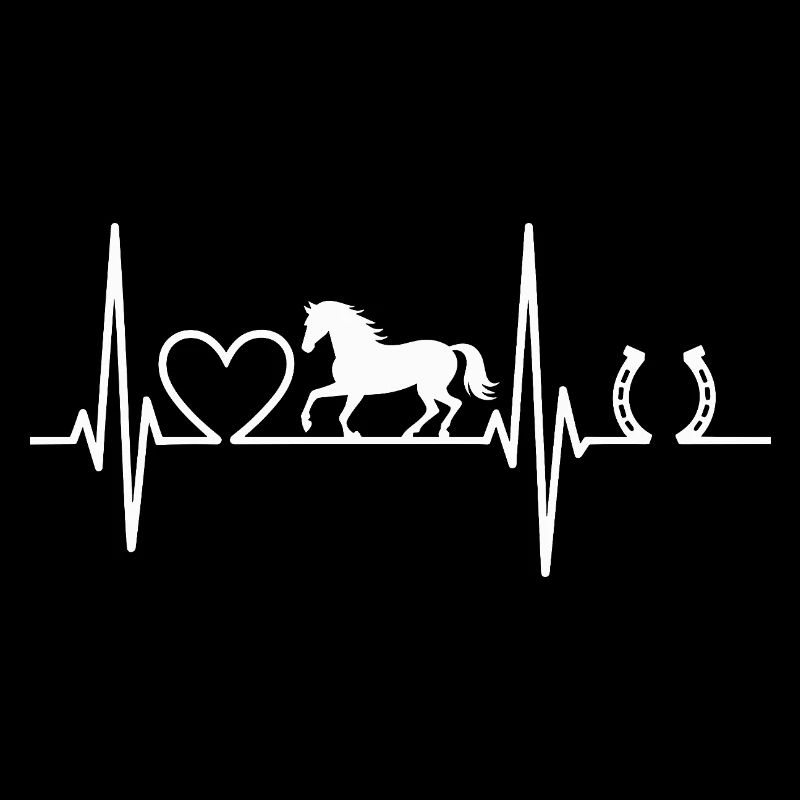 silhouette de cheval