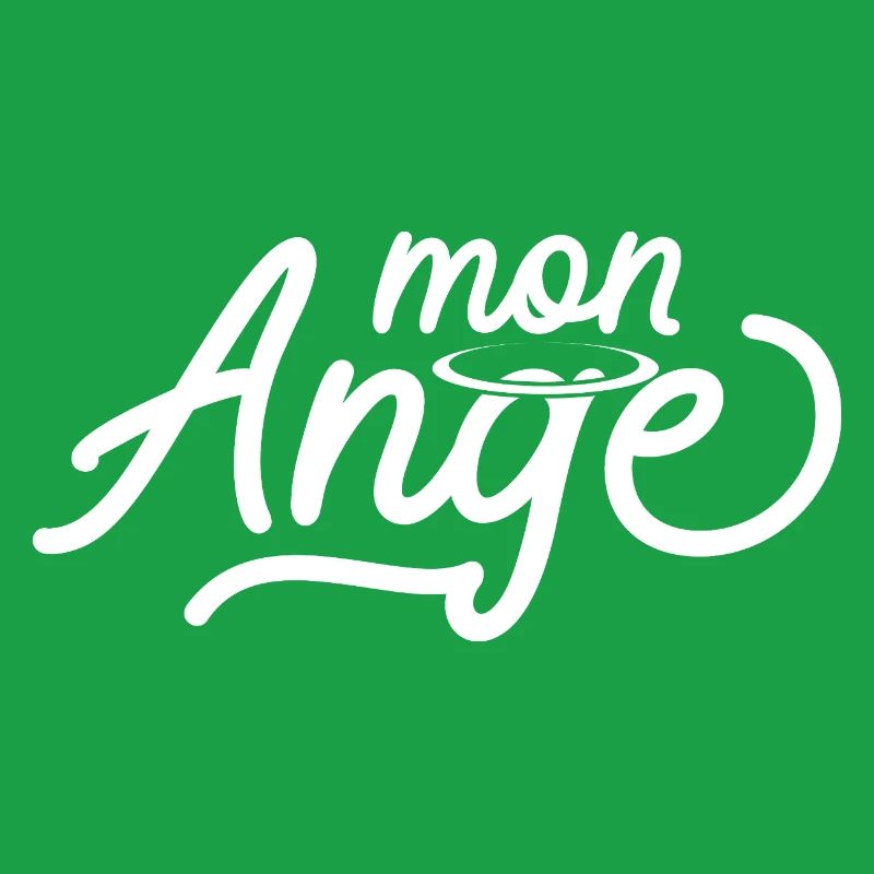 Engelsdesign mit ätherischem Heiligenschein