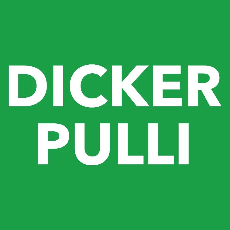 Dicker Pulli Kontrast Typo