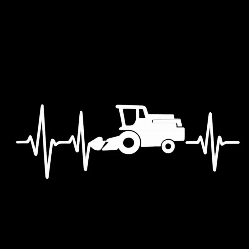 Heartbeat Combine - Conception d’art au trait d’agriculture