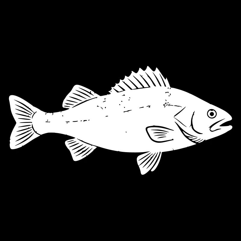 Vecteur pêcheur perche perch