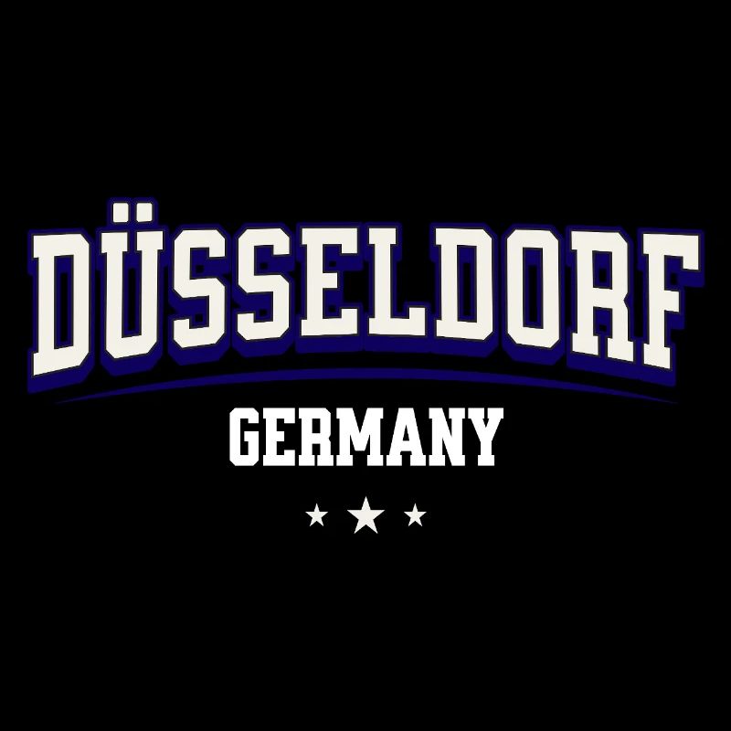 Dusseldorf Germany Varsity Logo
