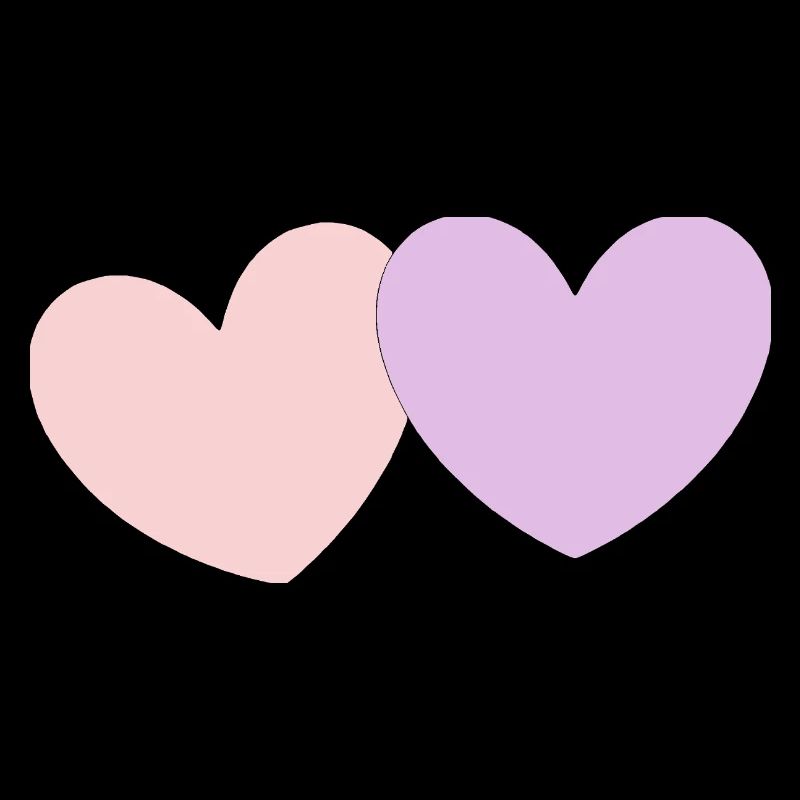 Herz pastell Geschenk Valentinstag