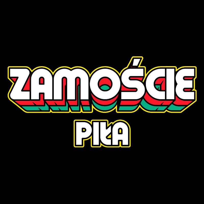 Zamość Piła. Nom du district rétro