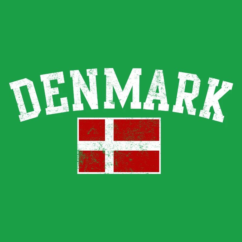 Typographie du drapeau arche du Danemark