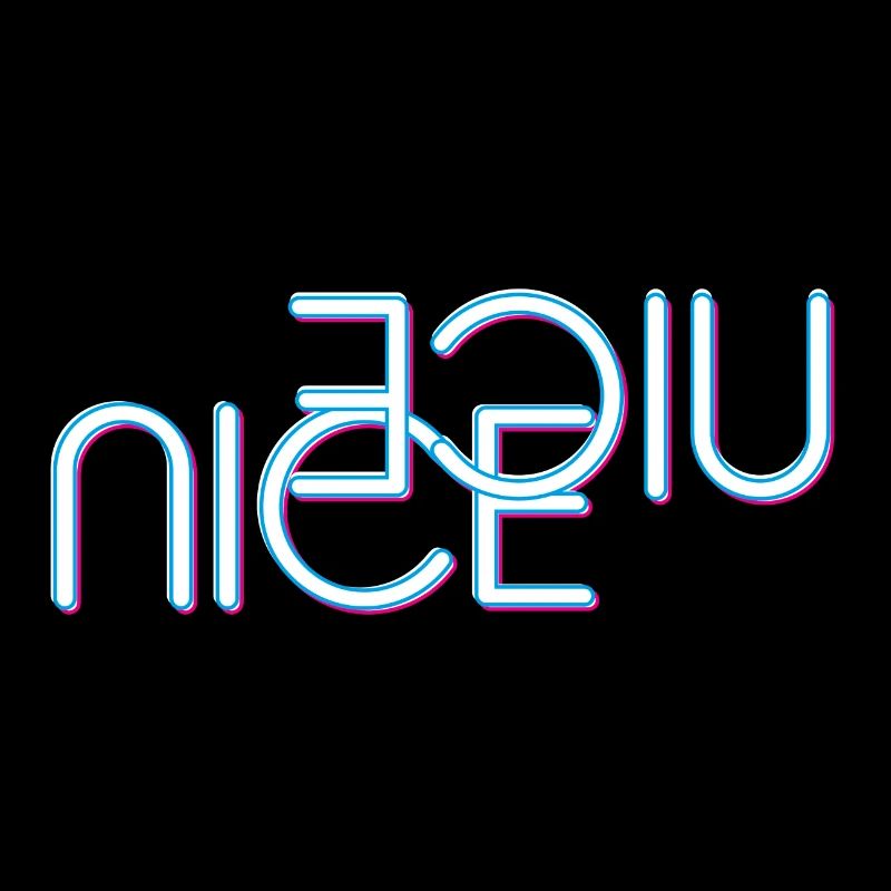 Nice schriftzug