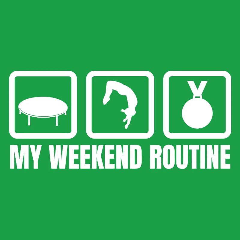 Trampoline Weekend Routine