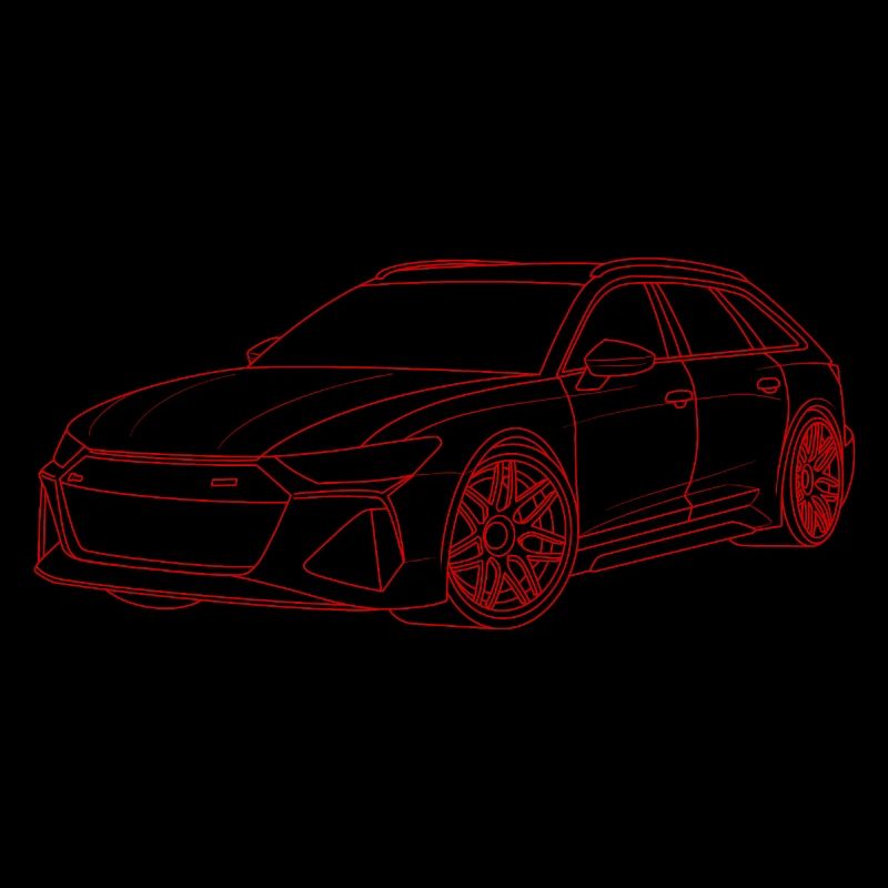 Auto outline red