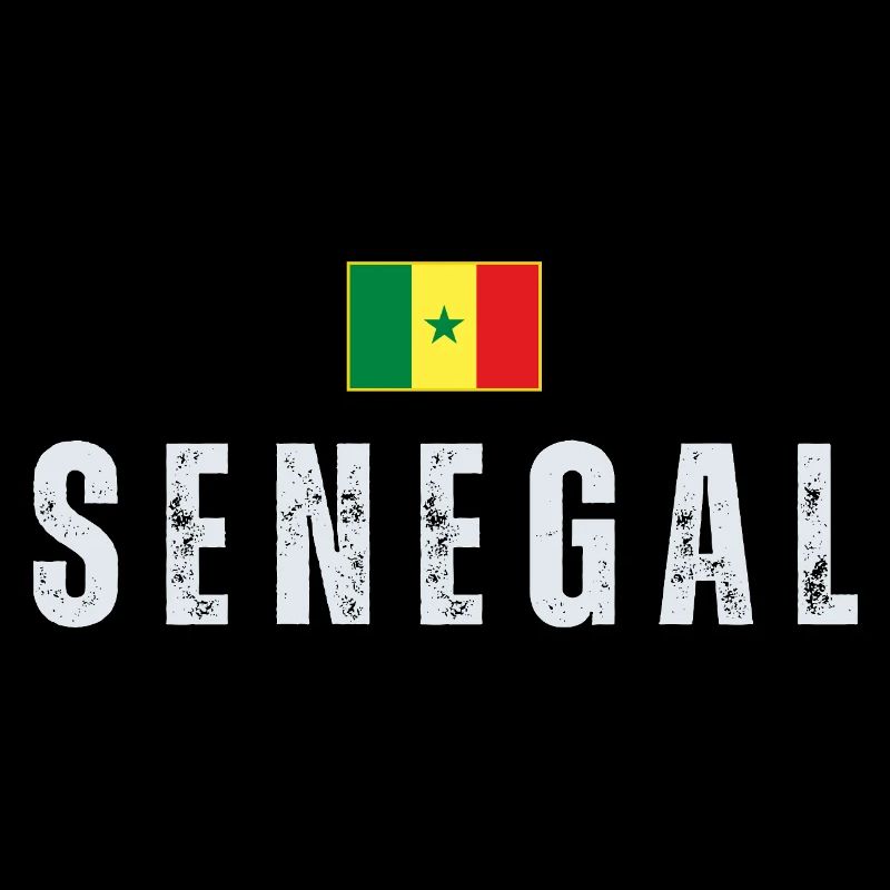 Drapeau sénégalais, fier Sénégalais