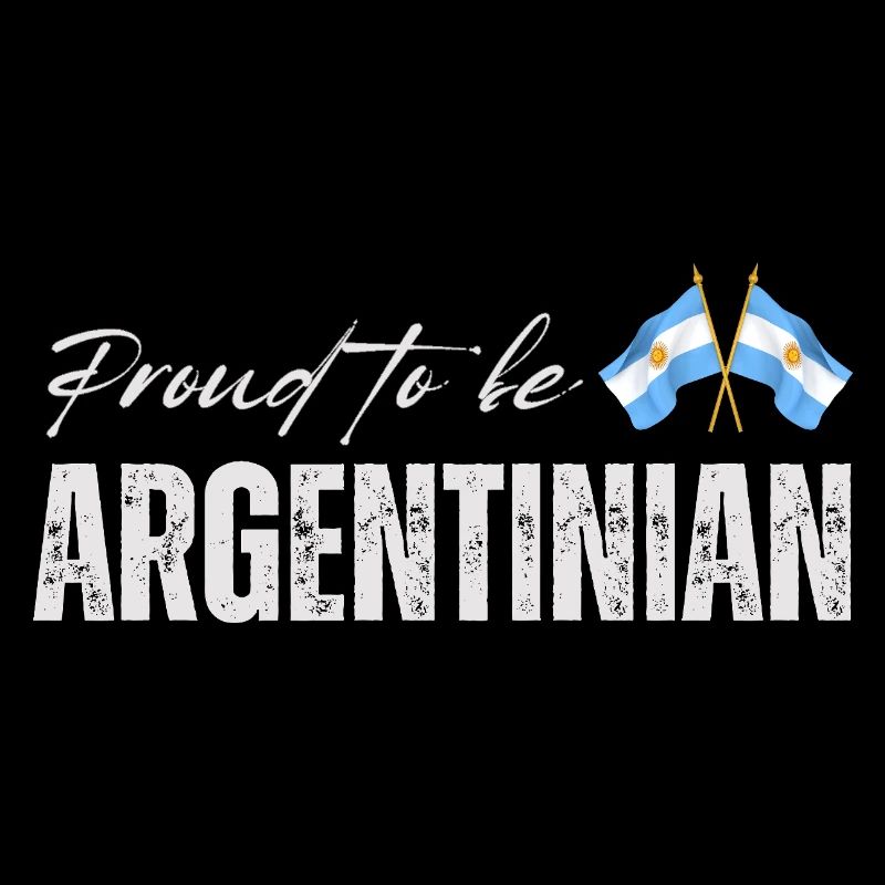 Stolzer Argentinier, ich liebe Argentinien
