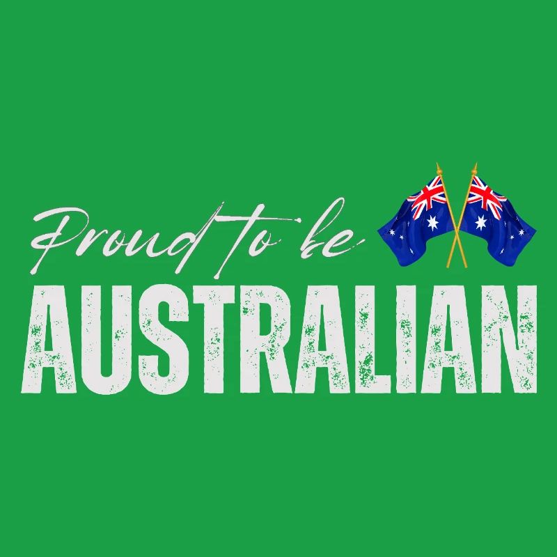 Stolzer Australier, ich liebe Australien