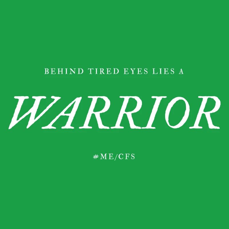 ME/CFS Warrior blanc
