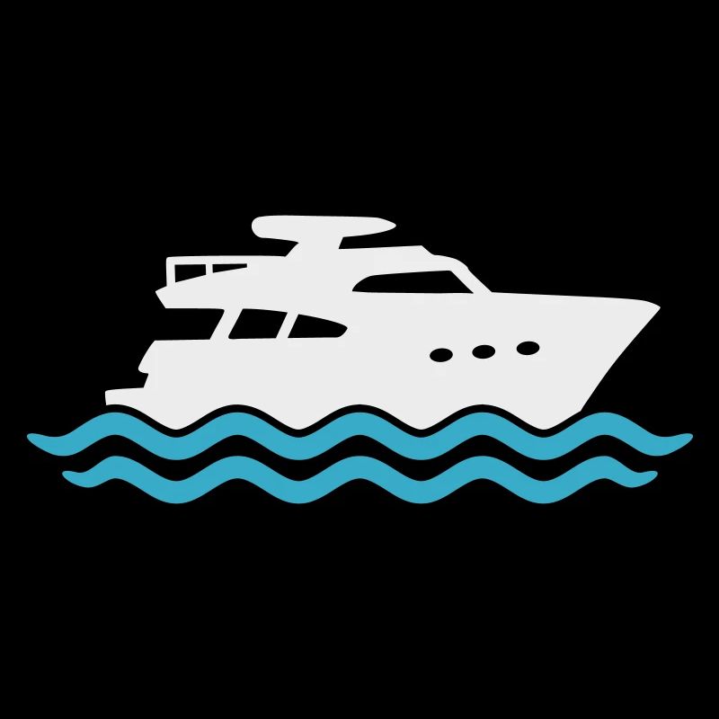 Yacht Silhouette Motorboat