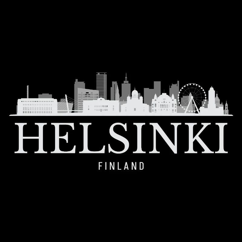 Helsinki Skyline, Helsinki, Finlande