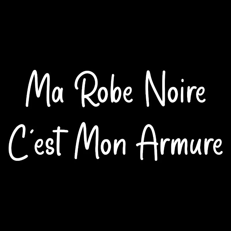 Ma robe noire est mon armure