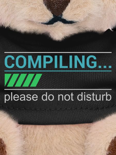 Funny Programmer T-Shirt - Compiling Please