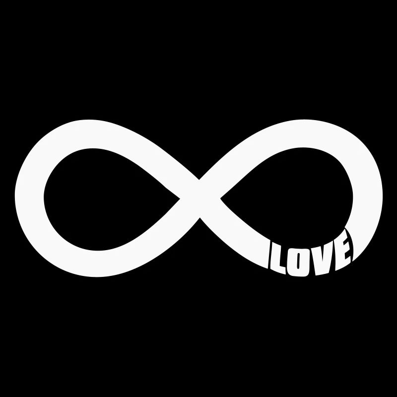 Symbole de l’Amour de l’Infini - Blanc