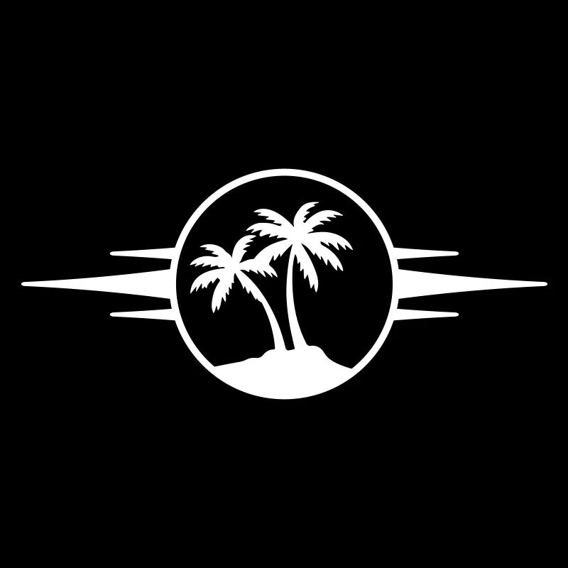 Island Palm Tree Icon