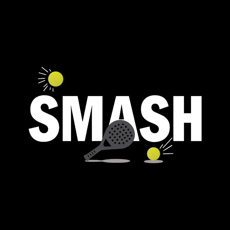 Look de terrain de sport de puissance Padel Smash