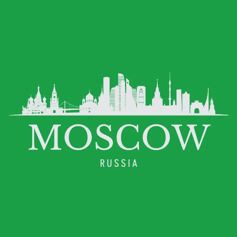 Silhouette de Moscou, Moscou Russie