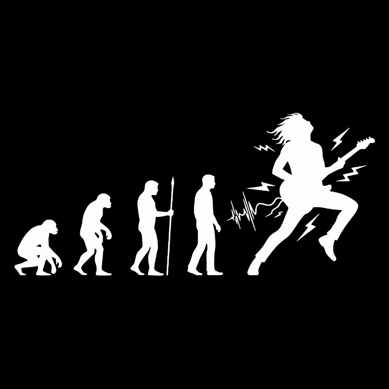 Evolution zum Rockmusiker Gitarren Design