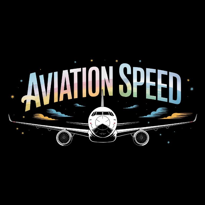 Flugdruck von Passagierflugzeugen mit Fluggeschwindigkeit