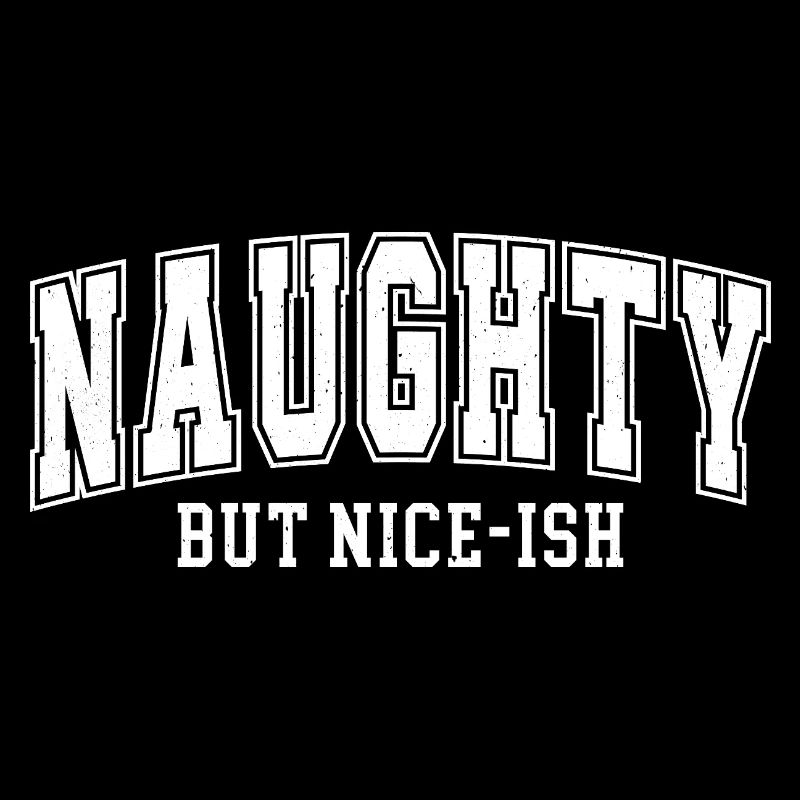 Naughty but Nice-ish – Retro Lettering