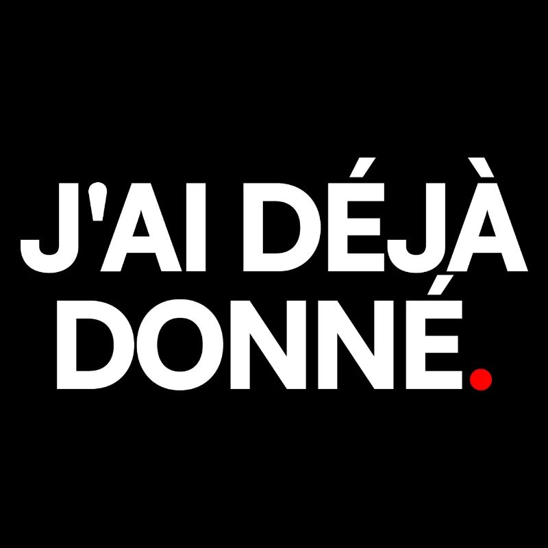 J'ai déjà donné