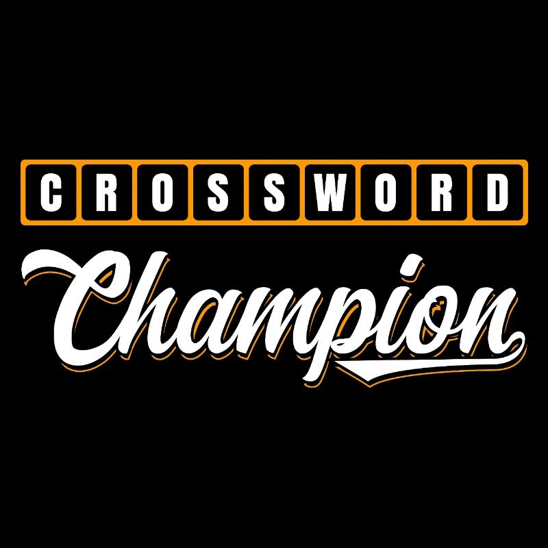 Crossword Champion Typography Design