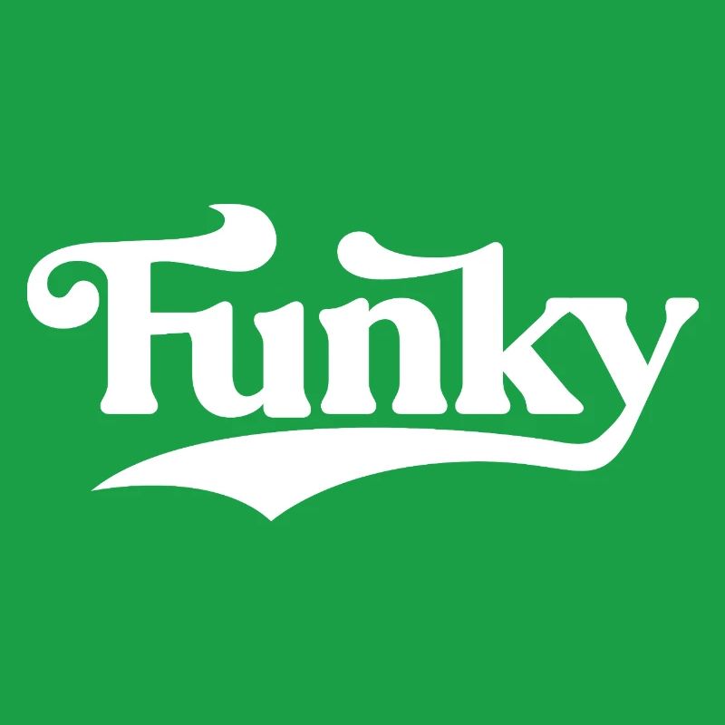 Logo rétro Funky Script