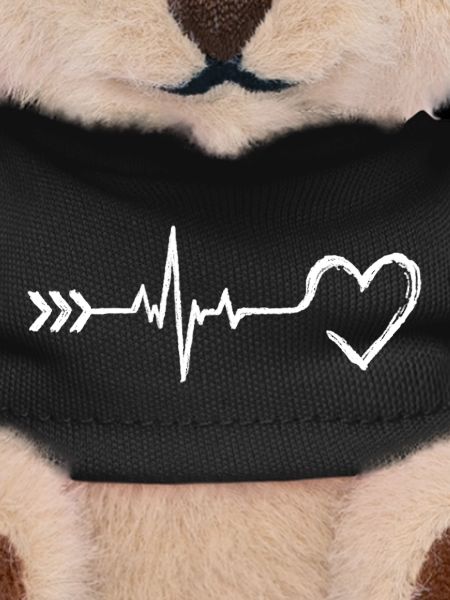 Pulse Arrow Heart Line Art