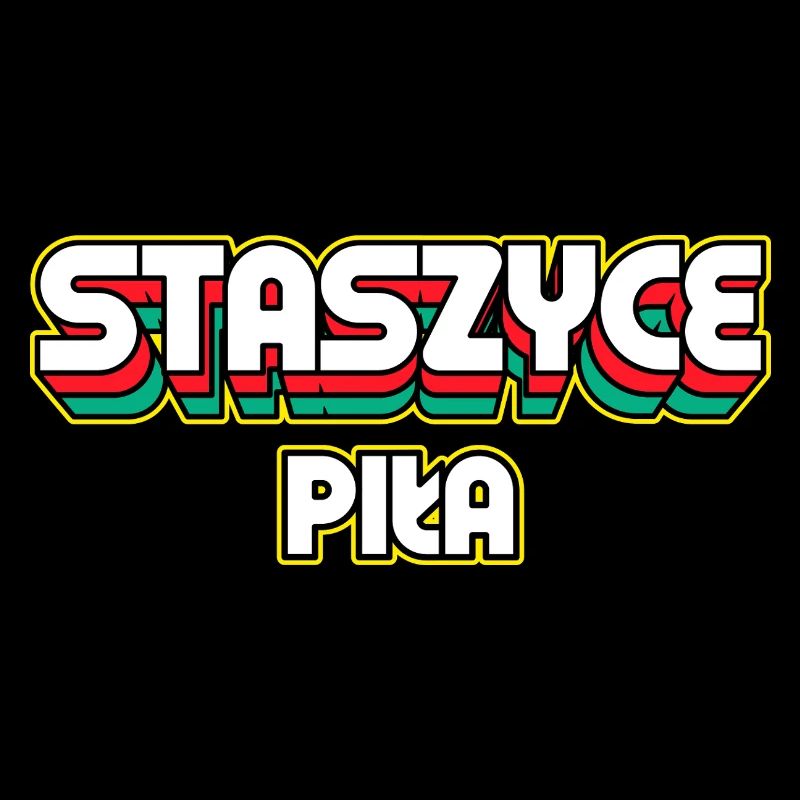 Staszyce Piła. Nom du district rétro