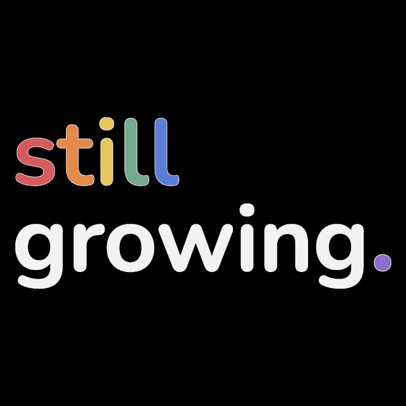 Still Growing Pride Rainbow Minimalist