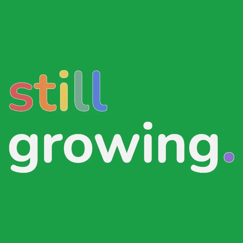 Still Growing Pride Regenbogen minimalistisch