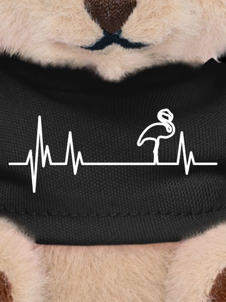 Flamingo Heartbeat white