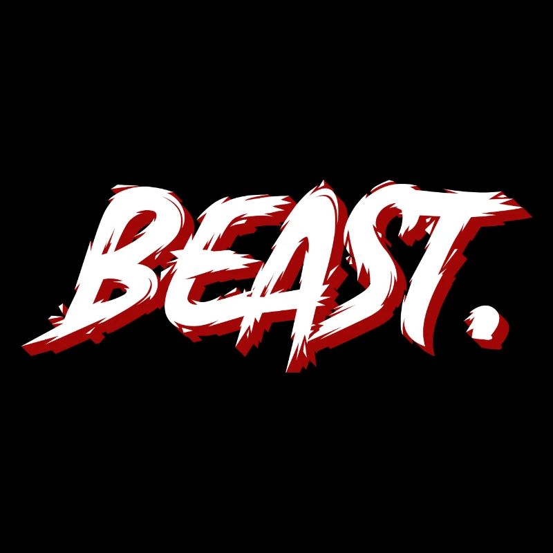 Beast Graffiti Pinseltext