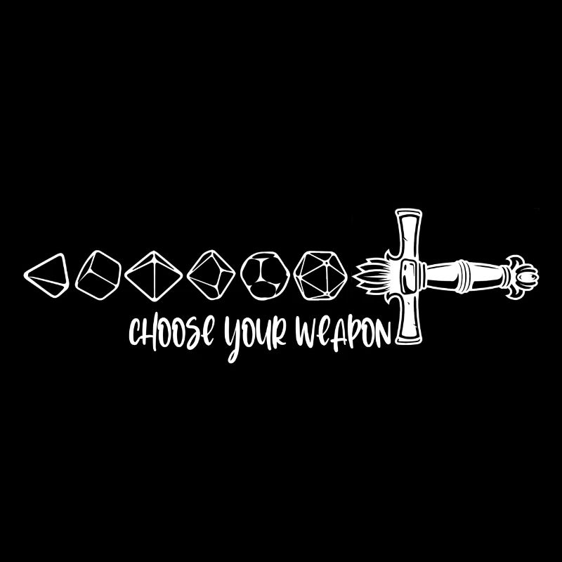 Choose Your Weapon Dice Sword RPG
