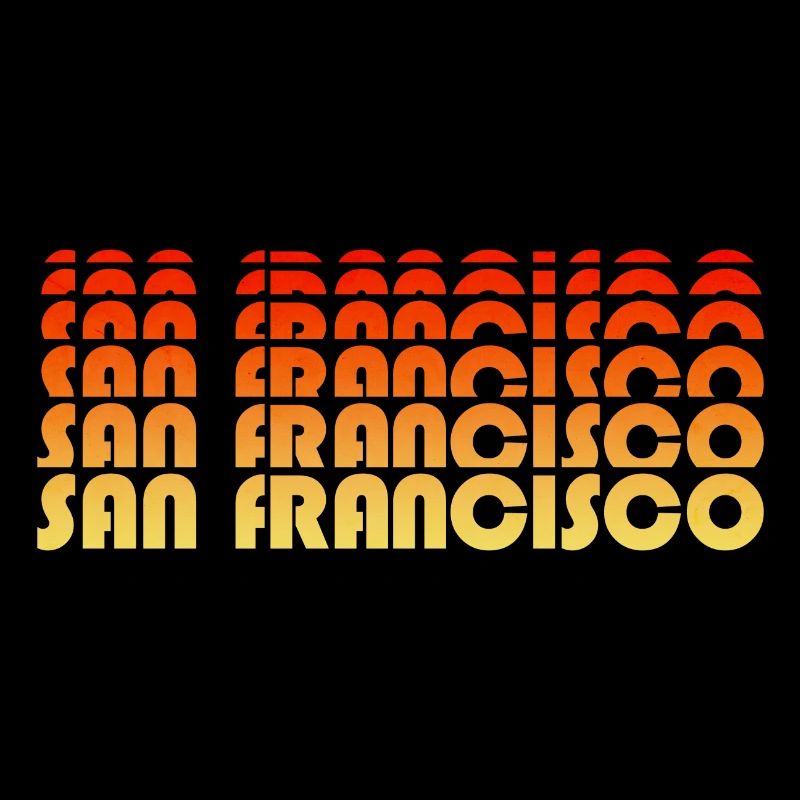San Francisco Gradient Sunset