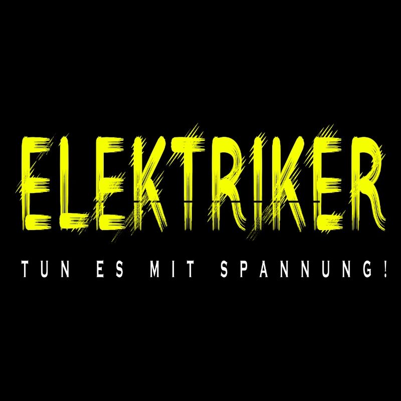 Elektriker Handwerker Design