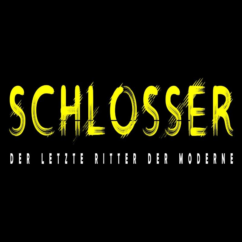 Schlosser Handwerker Design