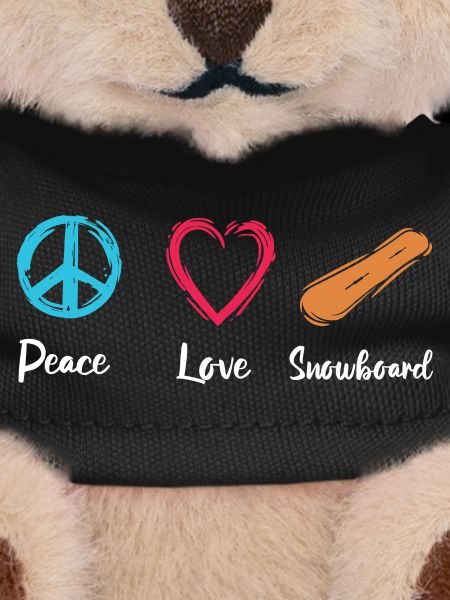 Peace Love Snowboard