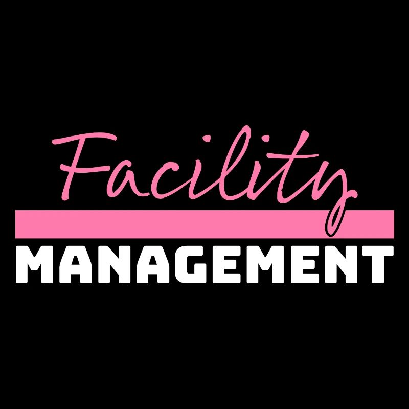 Tshirt Facility Management rosa weiss