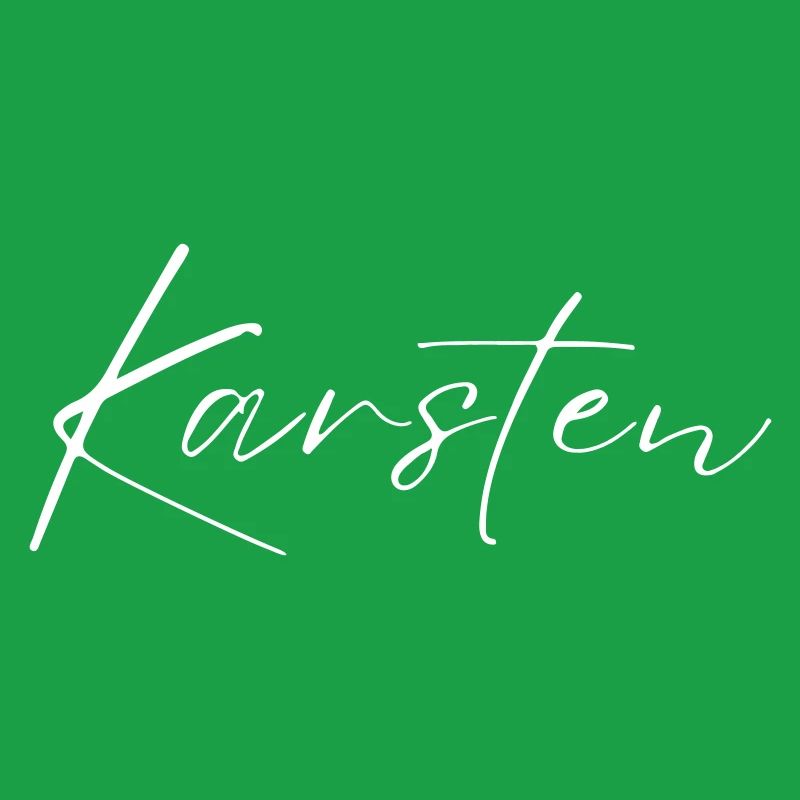 Karsten Name T-Shirt Gift for Men