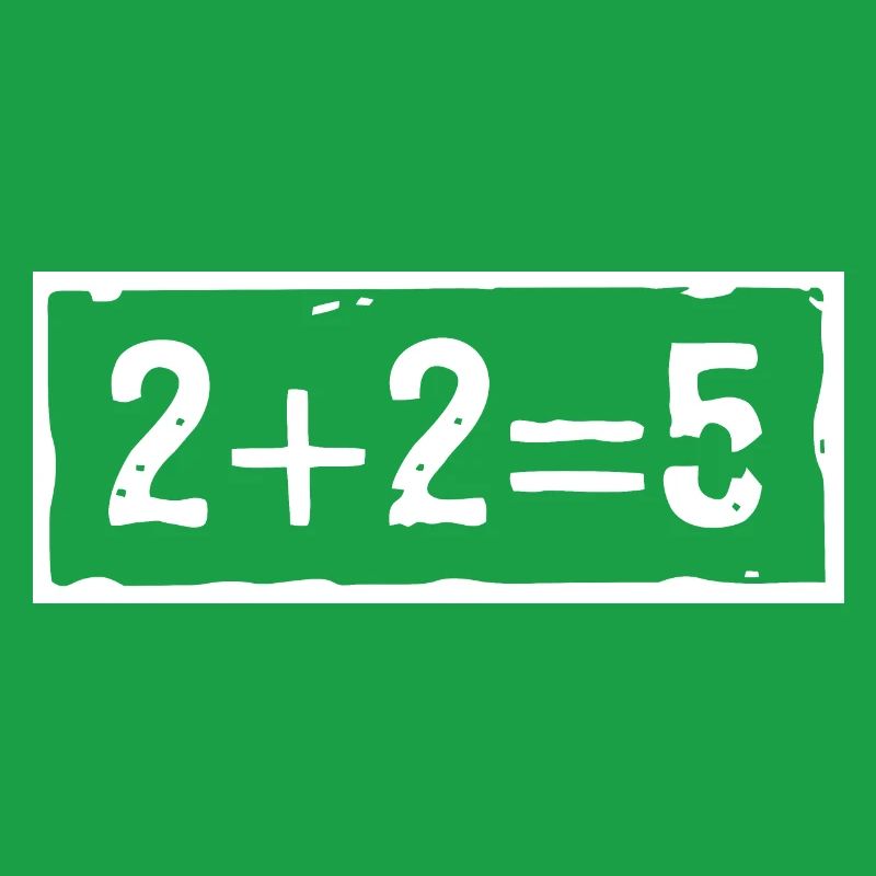 2 plus 2 ergibt 5 (dunkel)