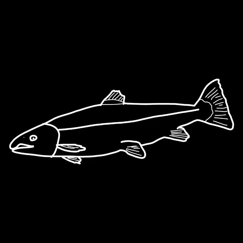 Lachs lineart