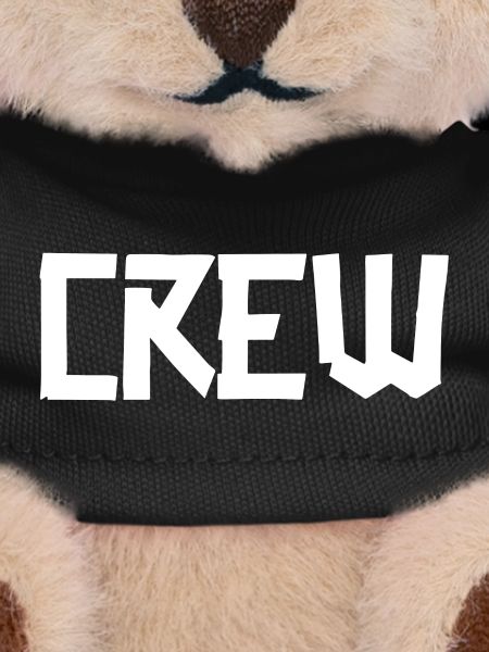 Crew Gaffer Small print White