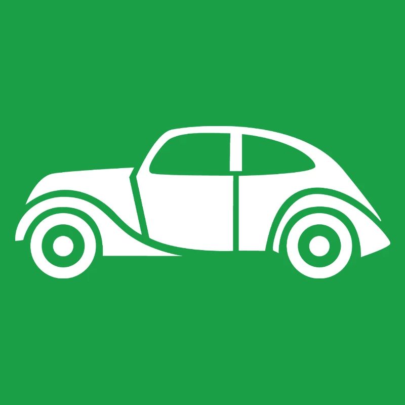 Oldtimer Symbol - Auto Klassiker Comic