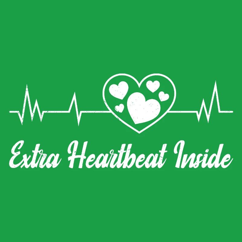 Werdende Mutter EXTRA HEARTBEAT INSIDE Lustig